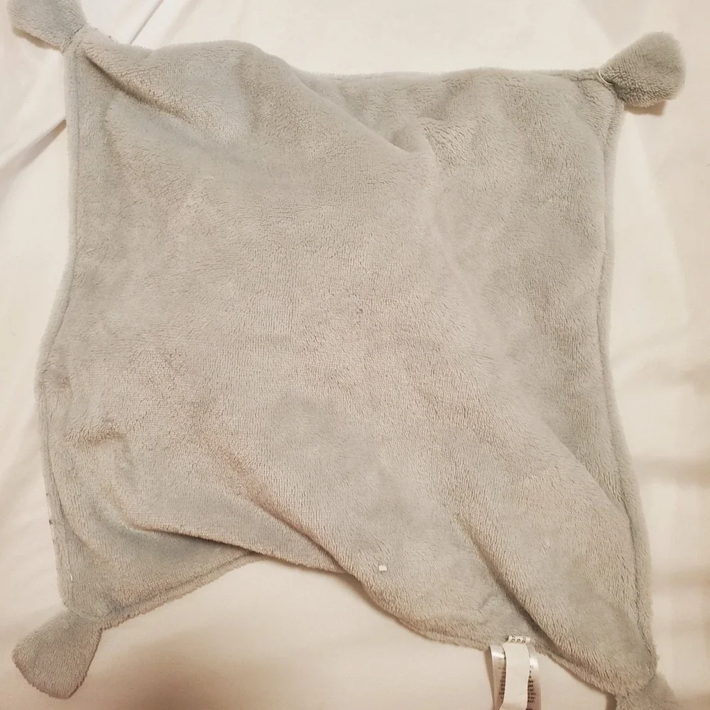 Carter's Just One You Gray Elephant Triangles Lovey Security Blanket Super Soft